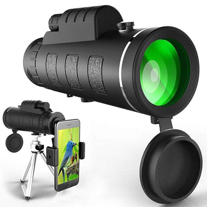 Starscope HD Monocular - High Power Monocular With Smartphone Holder & Tripod – Waterproof Monocular Telescope