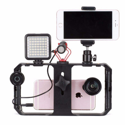 Smartphone Video Rig Stabilizer With Light