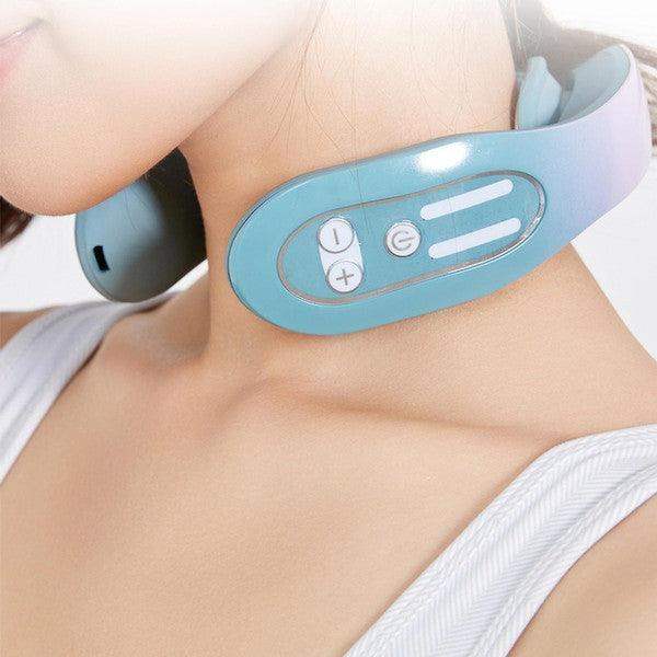 EMS Neck Acupoints Lymphvity Massager Device