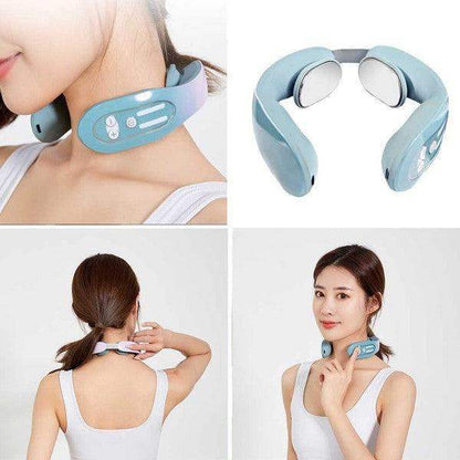 EMS Neck Acupoints Lymphvity Massager Device