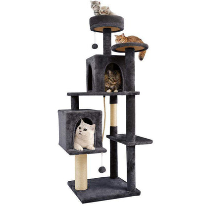 Cozy Castle Cat Climbing Tower