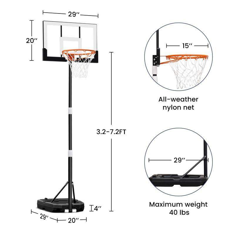 AdjustaHoop: Fun Anywhere Basketball Hoop