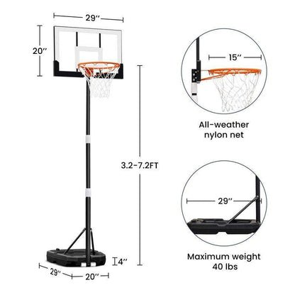 AdjustaHoop: Fun Anywhere Basketball Hoop