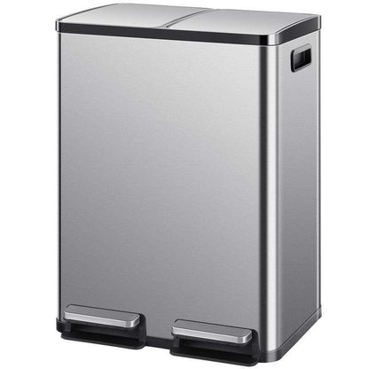 Smart Stainless Dual Trash Can