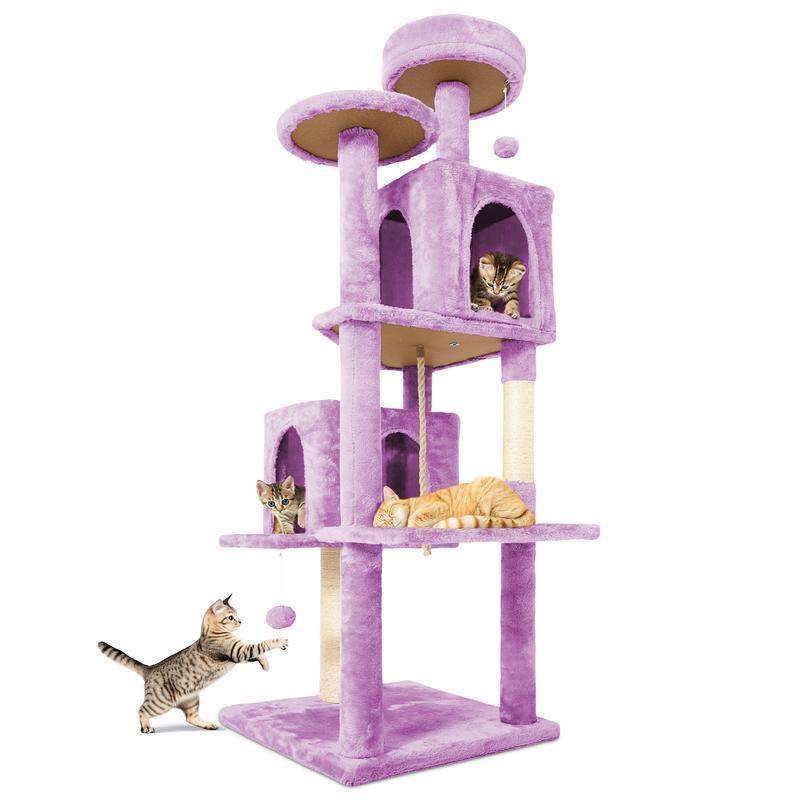 Cozy Castle Cat Climbing Tower