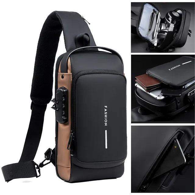 Anti-Theft Crossbody Backpack