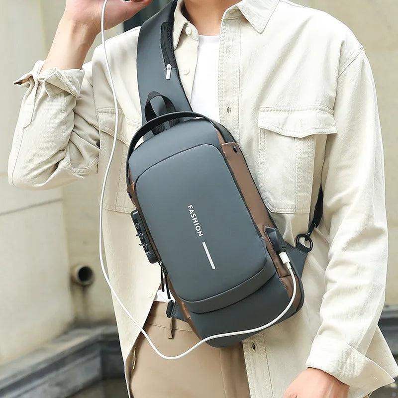 Anti-Theft Crossbody Backpack