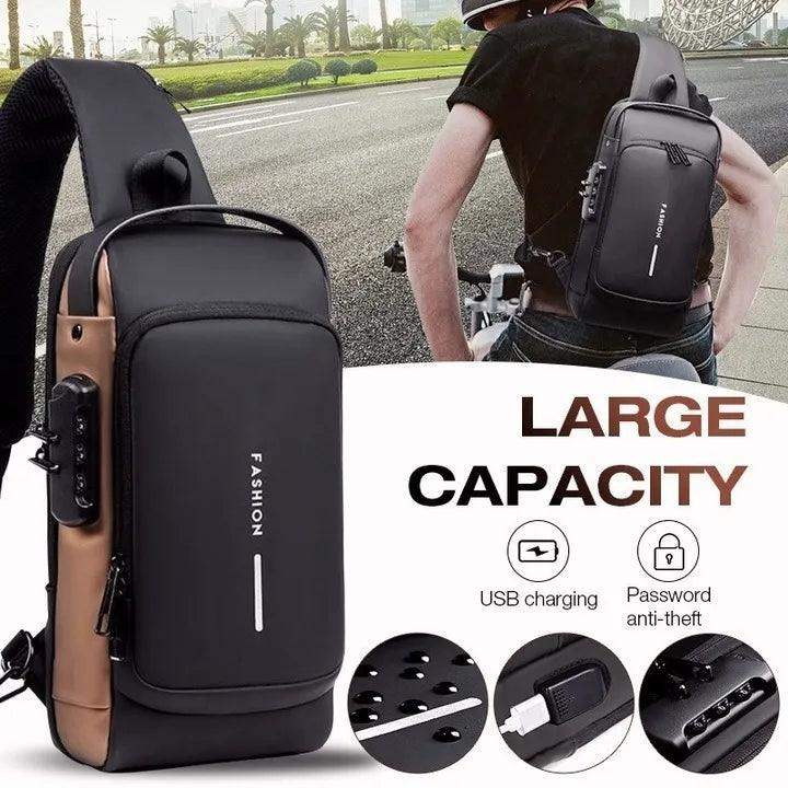 Anti-Theft Crossbody Backpack