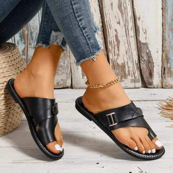 Women's Orthopedic Bunion Correction Leather Sandals