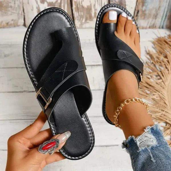 Women's Orthopedic Bunion Correction Leather Sandals