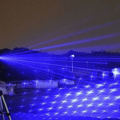 Burning Blue High-Power Tactical Laser Torch- Military Grade Flashlights