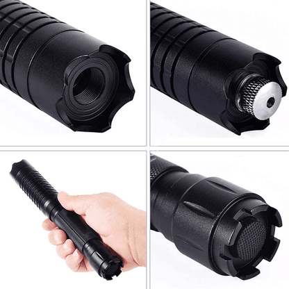 Burning Blue High-Power Tactical Laser Torch- Military Grade Flashlights