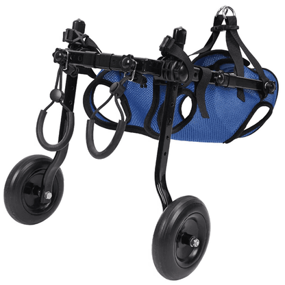 Dog Wheelchair Disability Dog Hind Legs Bracket Cat Dog Injured And Weak Rehabilitation Aid Car Adjustable Pet Walk Booster