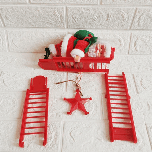 Climbing Santa