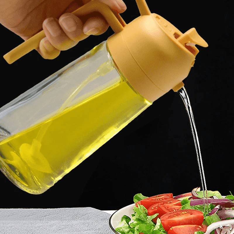 2-in-1 Glass Oil Sprayer and Dispenser