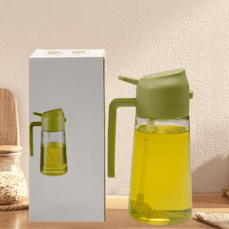 2-in-1 Glass Oil Sprayer and Dispenser