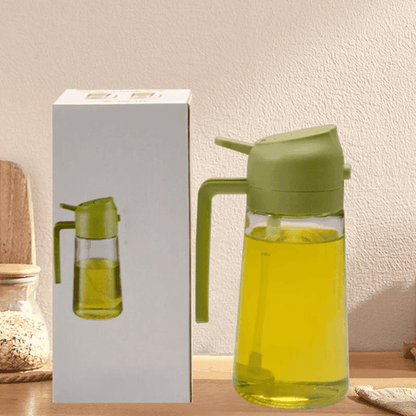 2-in-1 Glass Oil Sprayer and Dispenser