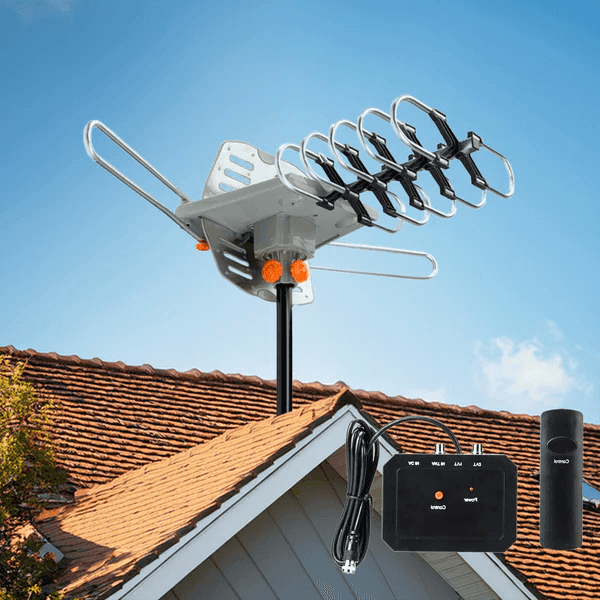 990 Mile Dual-Band 360° Outdoor TV Antenna