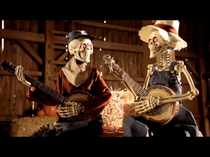 Funny Animated Dueling Banjo Skeletons