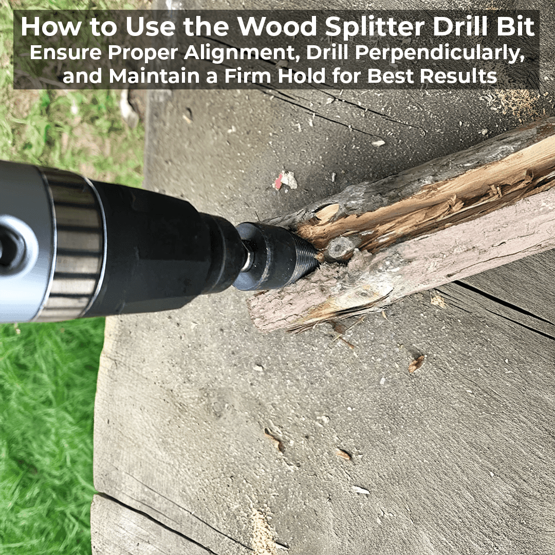 Universal Firewood Splitter Drill Bit