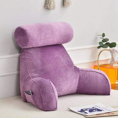 Backrest Pillow With Arms & Adjustable Headrest