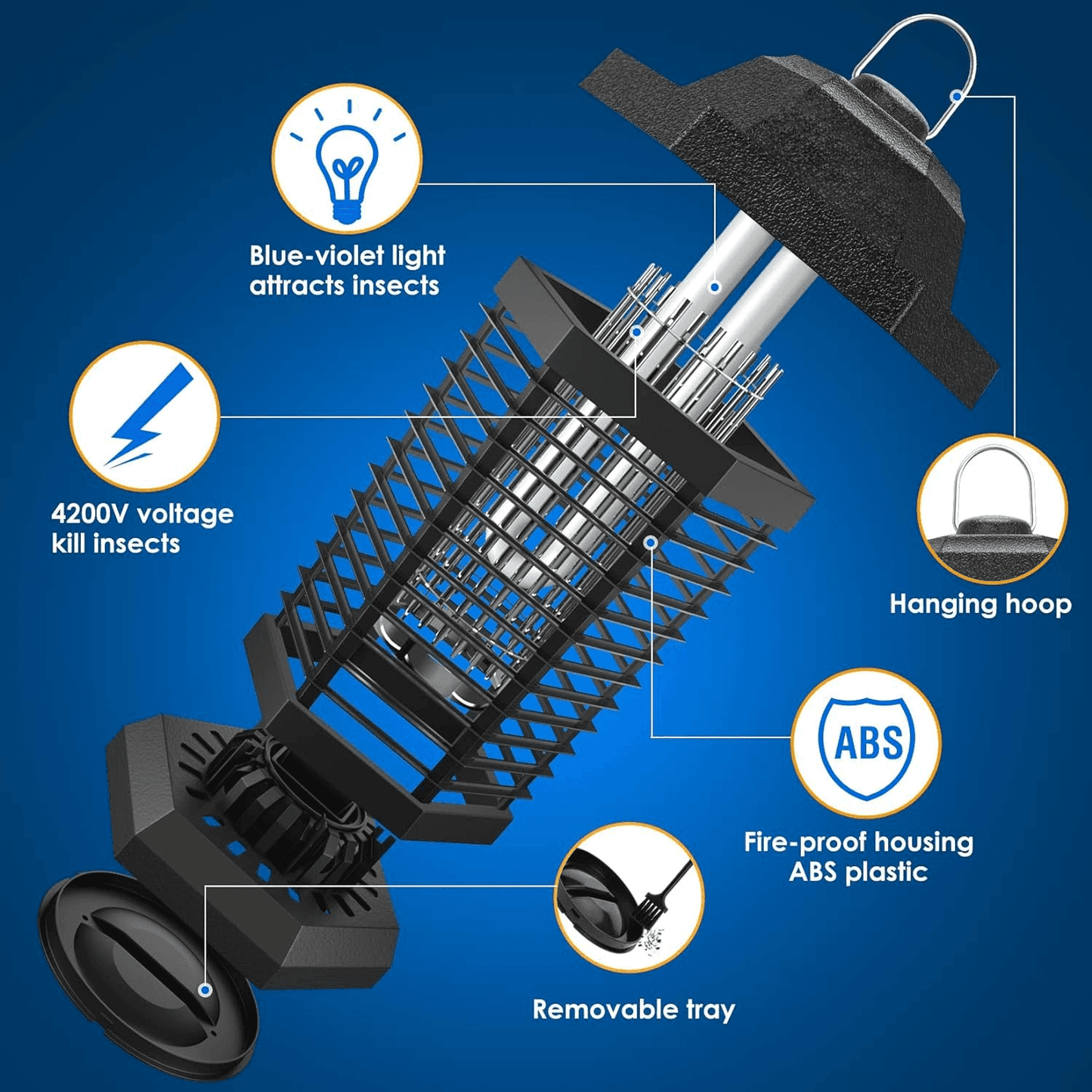 Electric Bug Zapper Light