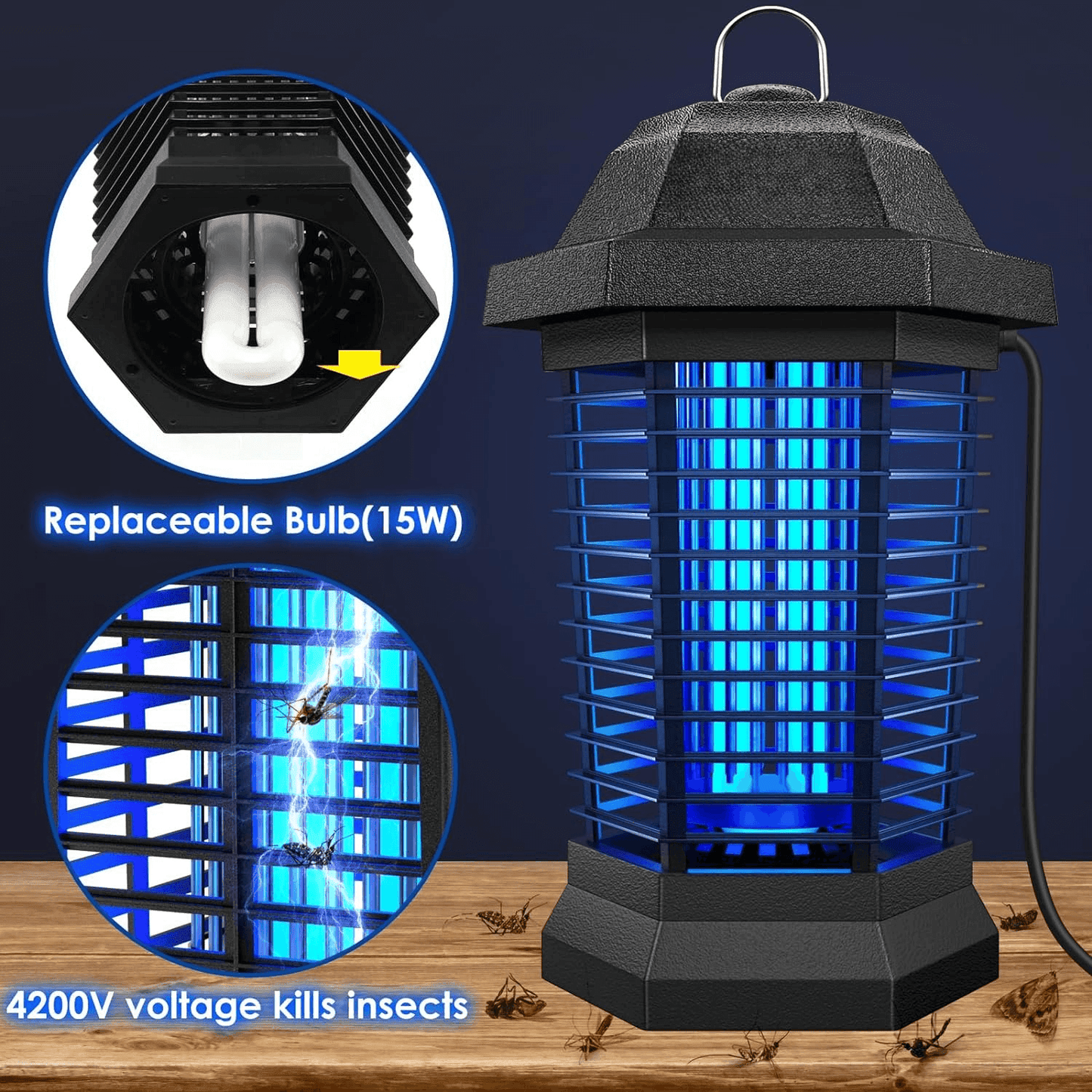 Electric Bug Zapper Light